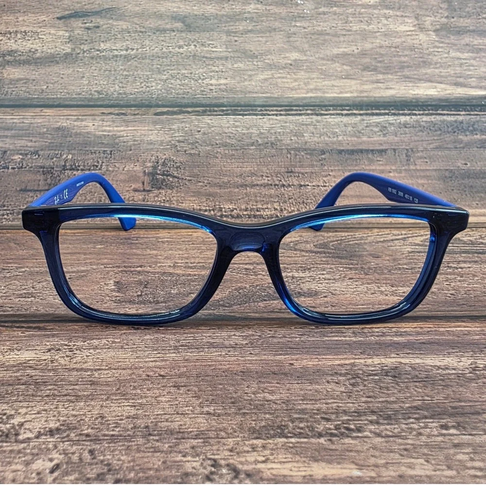 Ray-Ban RB 1562 3686 Navy Blue Royal Blue Eyeglasses Frames 48-16-125